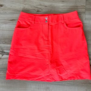 Slazenger Golf Skort 0 Bright Orange like new!